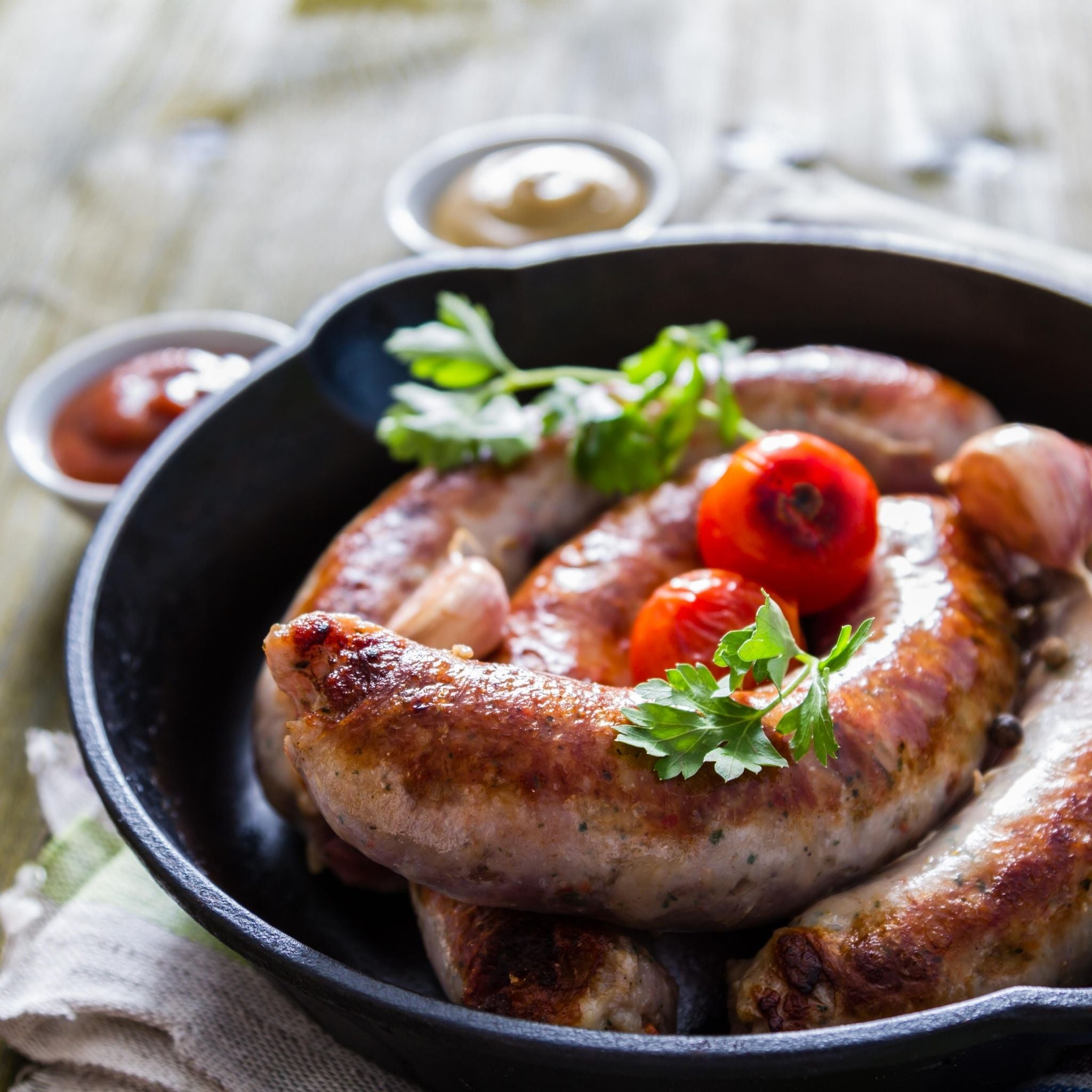 Italian Pork Gourmet Sausages (500g) | Free-range, Locally-sourced