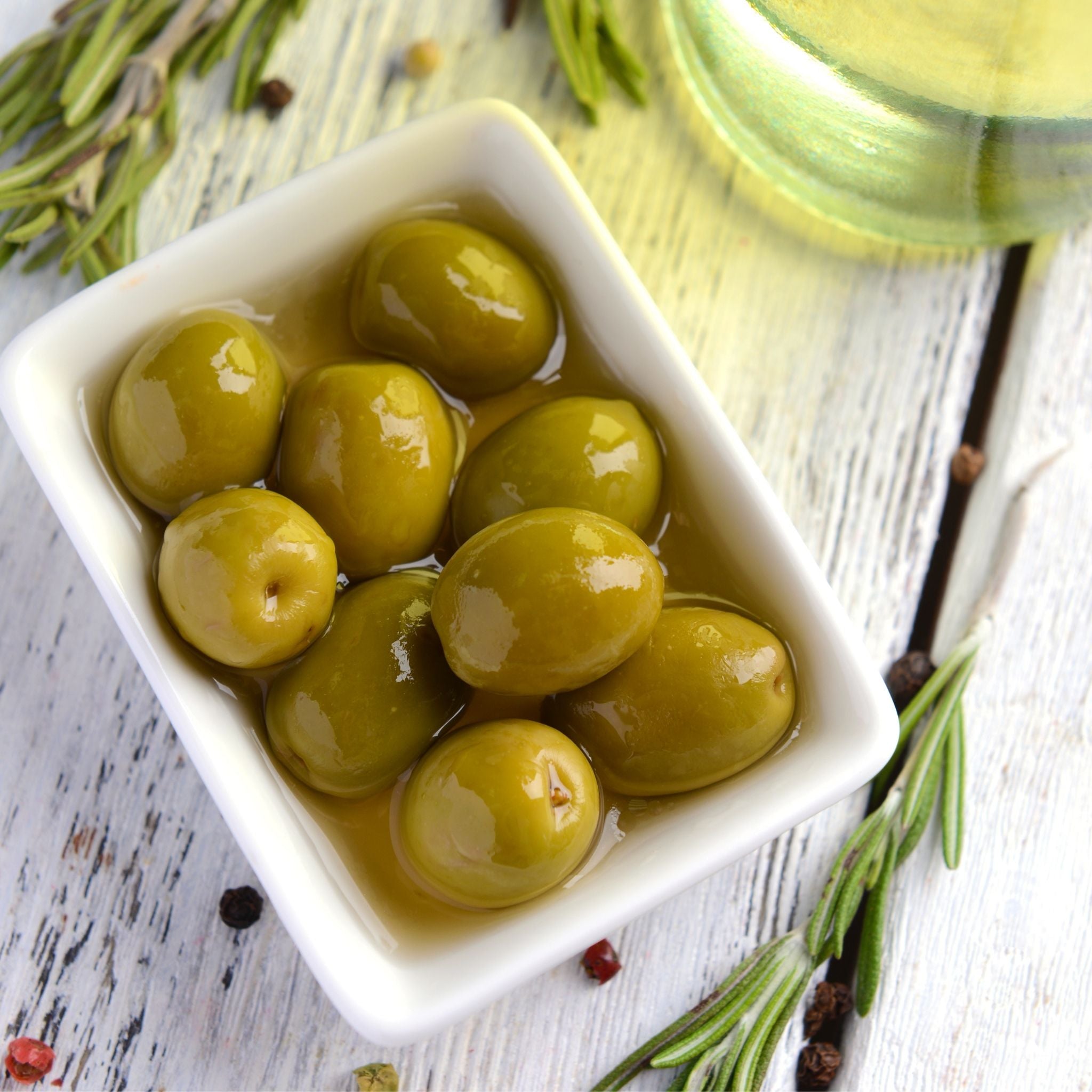 Genobile Marinated Green Olives | 250g