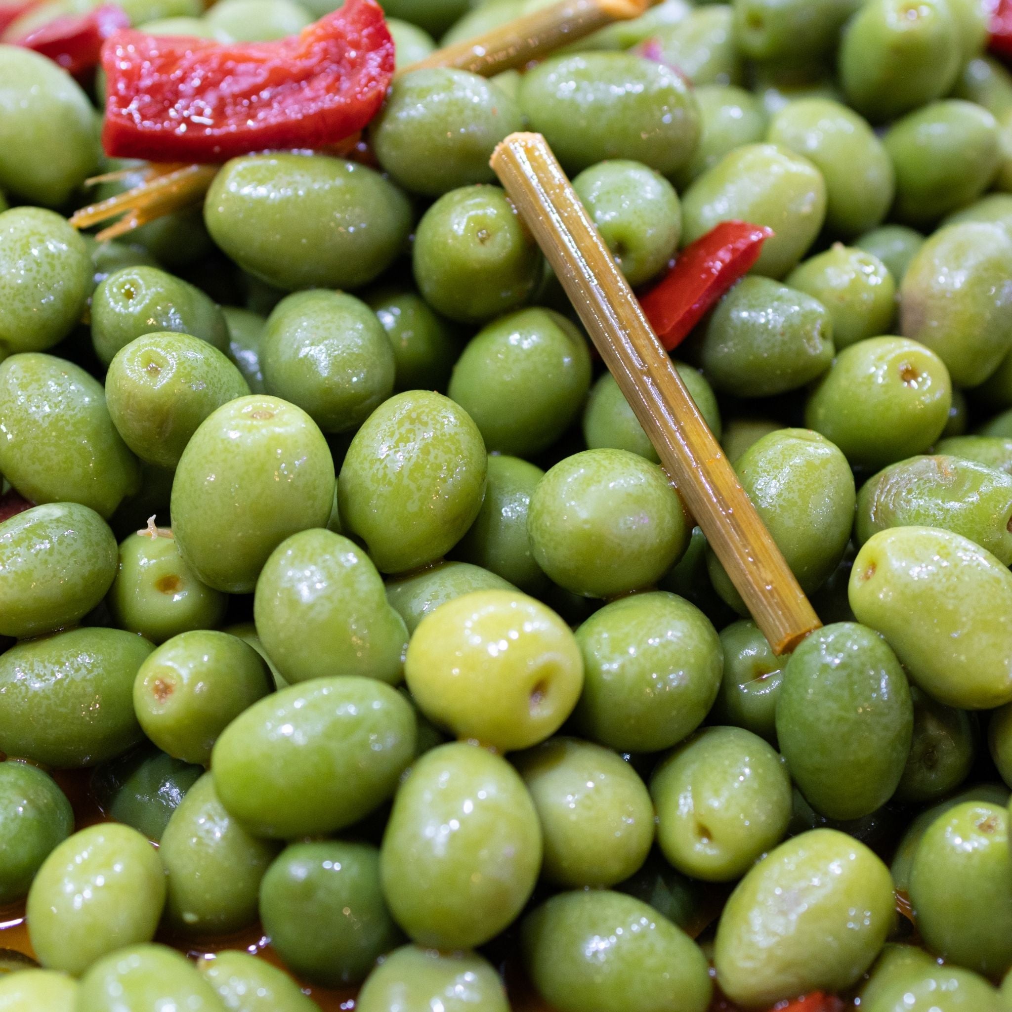 Genobile Marinated Green Olives | 250g