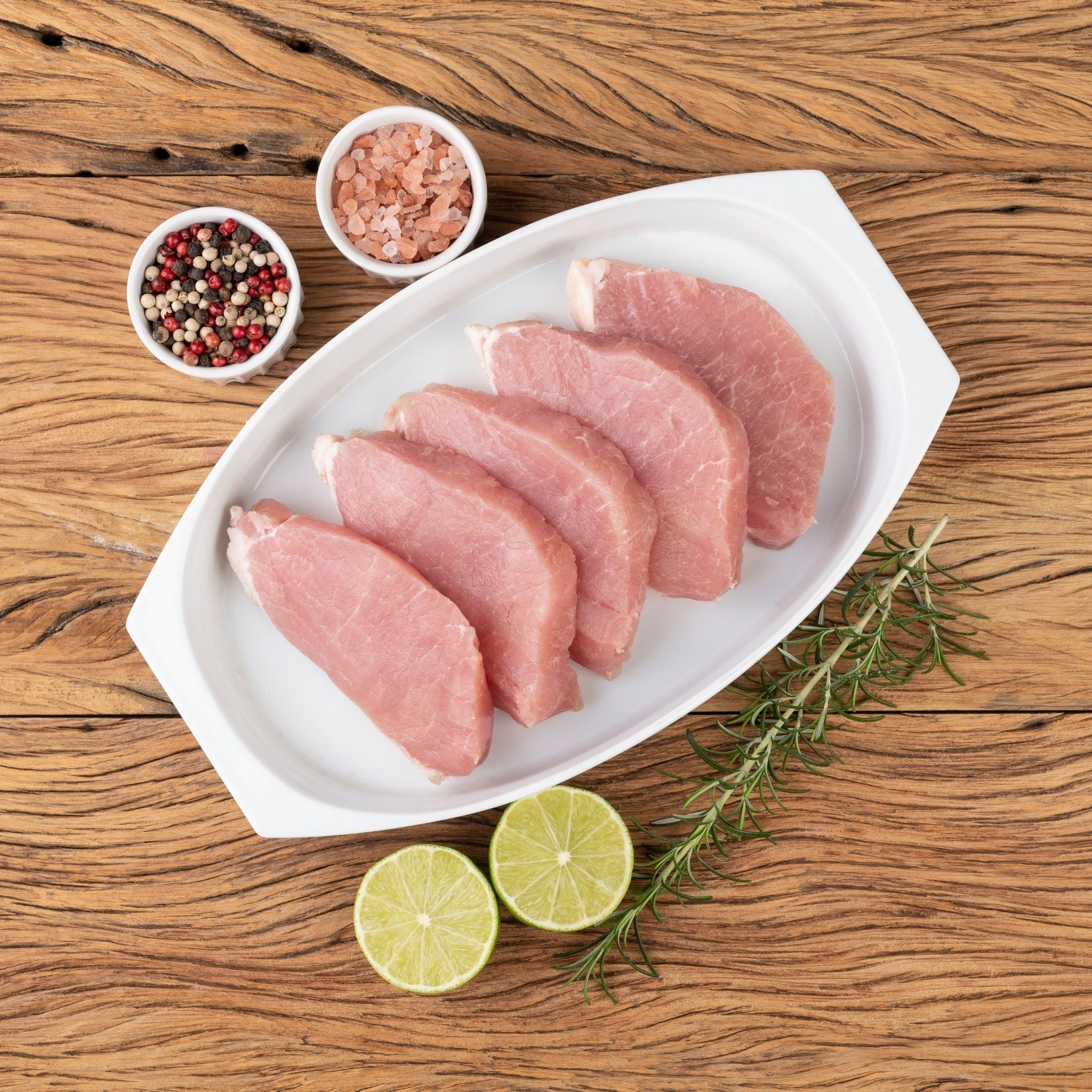 Pork Loin Steaks (4 x 150g) | Free-range, Locally-sourced